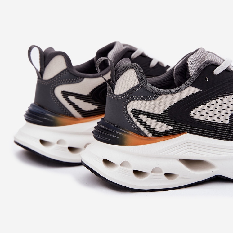 Big Star Muške sportske cipele na velikoj zvijezdi RR174023 Hi-Polish System platforma siva 2