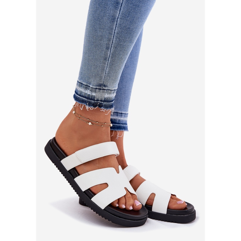 Vinceza Ženski proleti s Vincezom 17401 Velcro bijela 1