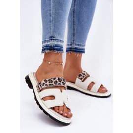 Ženska kožna kožna letilica Vinceza 66769 Svjetlo zvono bež 2