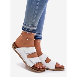 Ženske kožne papuče Inblu aa0005gu bijeli bijela 1