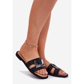 Flat ženski letili s ukrasnim detaljima Artiker 56C1336 Black crna 1