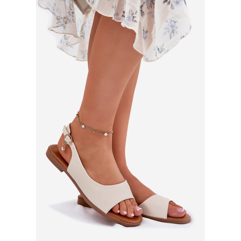 EVento Ženske ravne sandale bež 1