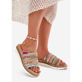 Ženski klip s višebojnim klinom obloženim klinom raznobojna 1