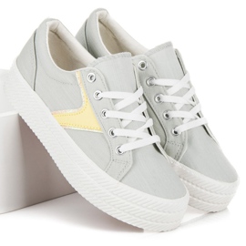 Kylie Tenisice na platformi siva 2