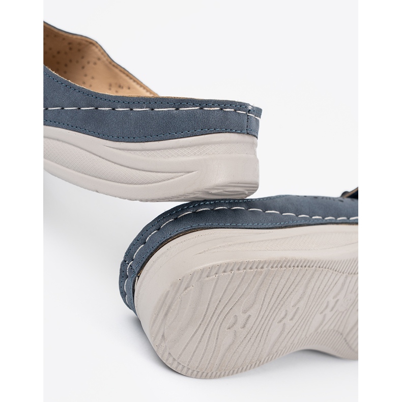 Seastar Mornaričke ženske flip lepršave s ukrasnim cvijetom plava 1