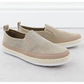 Muške cipele Espadrilles Slipped Khaki Nowacki 0017-T bež 1