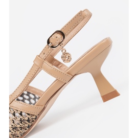 Goodin Pumpe s laganim otvorenim otvorenim putem bež 1