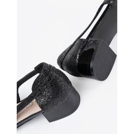 Goodin Crne klizne cipele s golim prstima crna 1