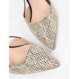 Goodin Crne pletenice s niskim pumpama crna 1