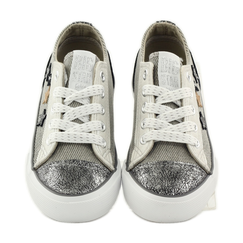 Vezane tenisice Big star 374069 siva 4