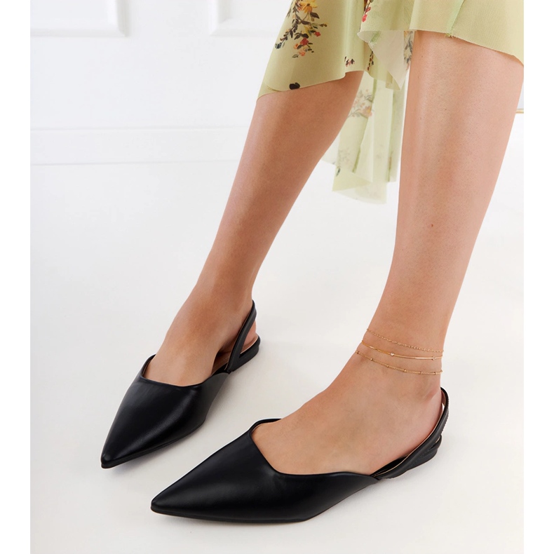 Crne ravne potpetice crna 1