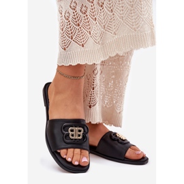 Ravne ženske flip jakne s ukrasnim detaljima crno crna 1