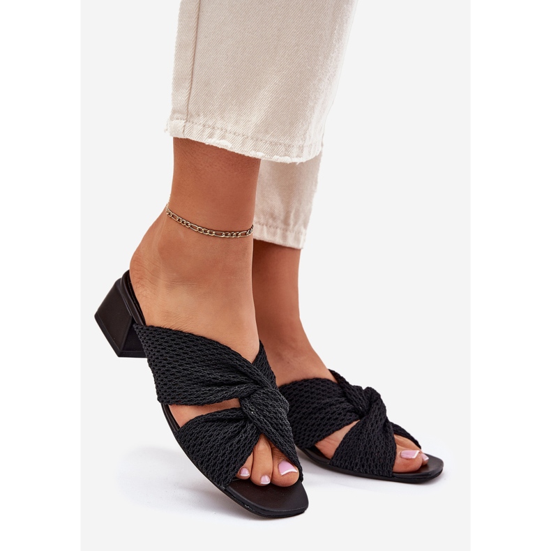 Ženski klip na maciejka bloku 06955-01 crno crna 1