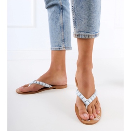 Bijeli okretnici -fli ukrašeni šljunkom bijela 1