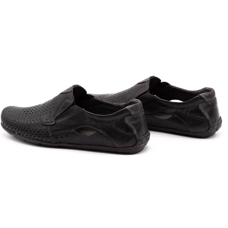 Olivier Muških Loafers 901 za ljetno crno lice crna 7