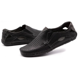 Olivier Muških Loafers 901 za ljetno crno lice crna 6