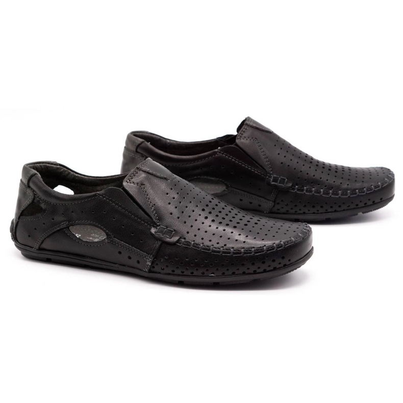 Olivier Muških Loafers 901 za ljetno crno lice 2