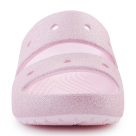 Crocs Classic Glitter sandala V2 209705-6W ružičasta 1