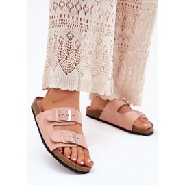 Ženski prelepozi na plutaj platformi ružičaste kopče ružičasta 2