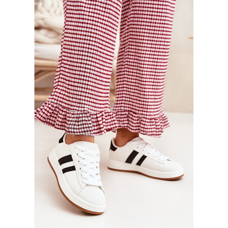 Ženske tenisice Sportske cipele s Eco Leathe White bijela 2