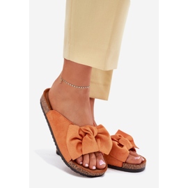 Ženski prelepovi na narančastom luku narančasta 1