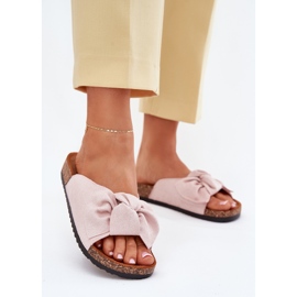 Ženski prelepovi na plutaču s laganim ružičastim lukom ružičasta 2