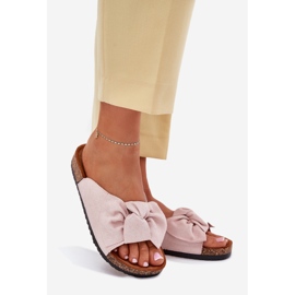 Ženski prelepovi na plutaču s laganim ružičastim lukom ružičasta 1