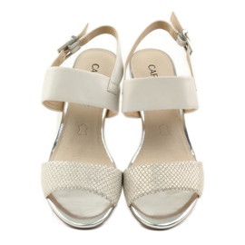 Caprice sandale ženske cipele 28302 smeđa žuta boja 4