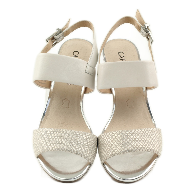 Caprice sandale ženske cipele 28302 smeđa žuta boja 4