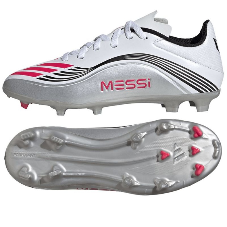 Adidas F50 Messi League FG/MG JP7454 nogometne cipele bijela 1