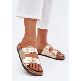 EVento Ženski klip s ekološkim kopčama zlatna 2