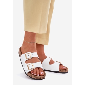 EVento Ženski klip s ekološkim kopčama bijela koža 1