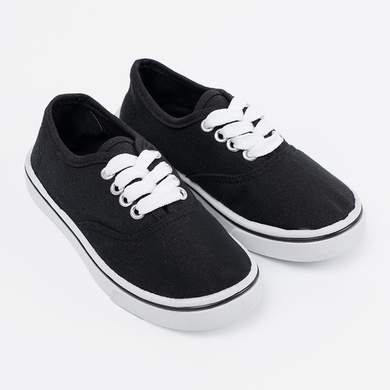 Klasične tenisice crne djece crna 2