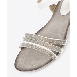 Shelvt Moderne ženske sandale sa sjajnim prugama raznobojna 1