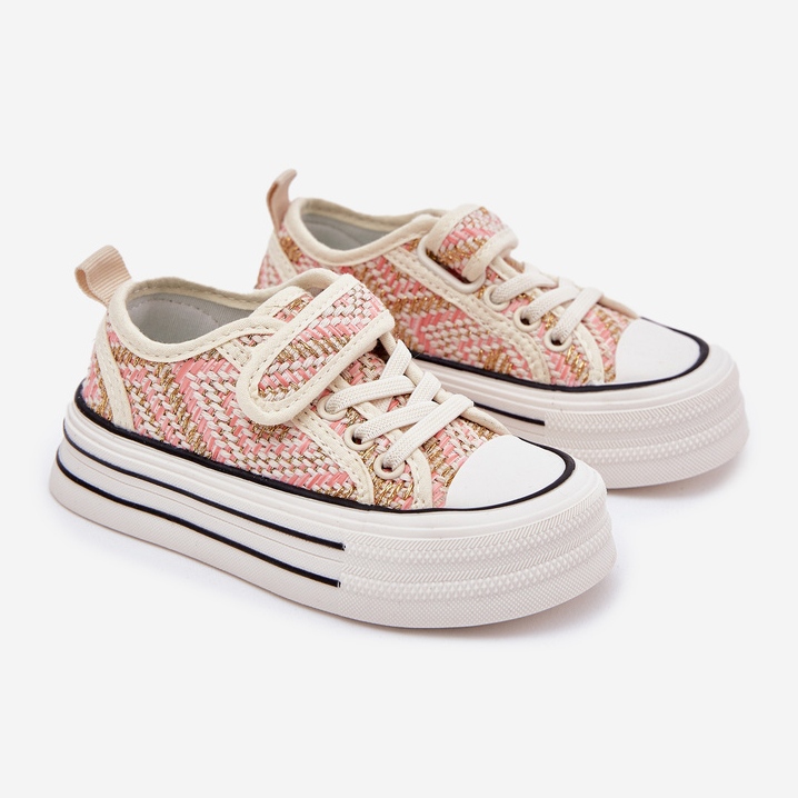 Djevojke ružičaste tenisice čičak ružičasta 1