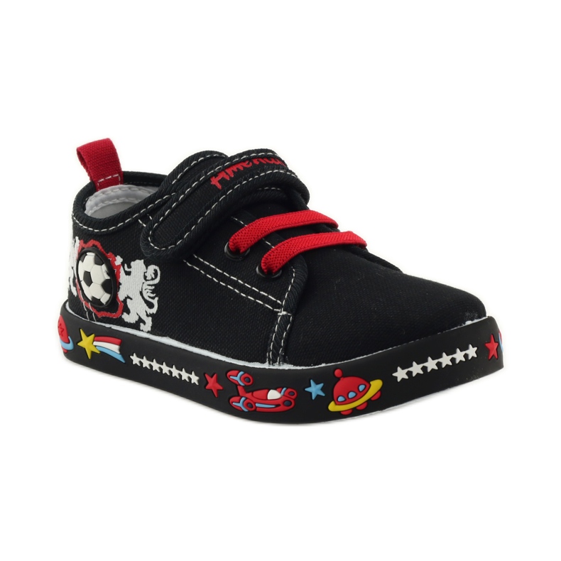 American Club Američke tenisice tenisice kožni uložak crvena crna bijela 1