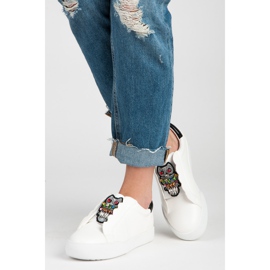 Vices Slip-on tenisice sa sovama bijela 2