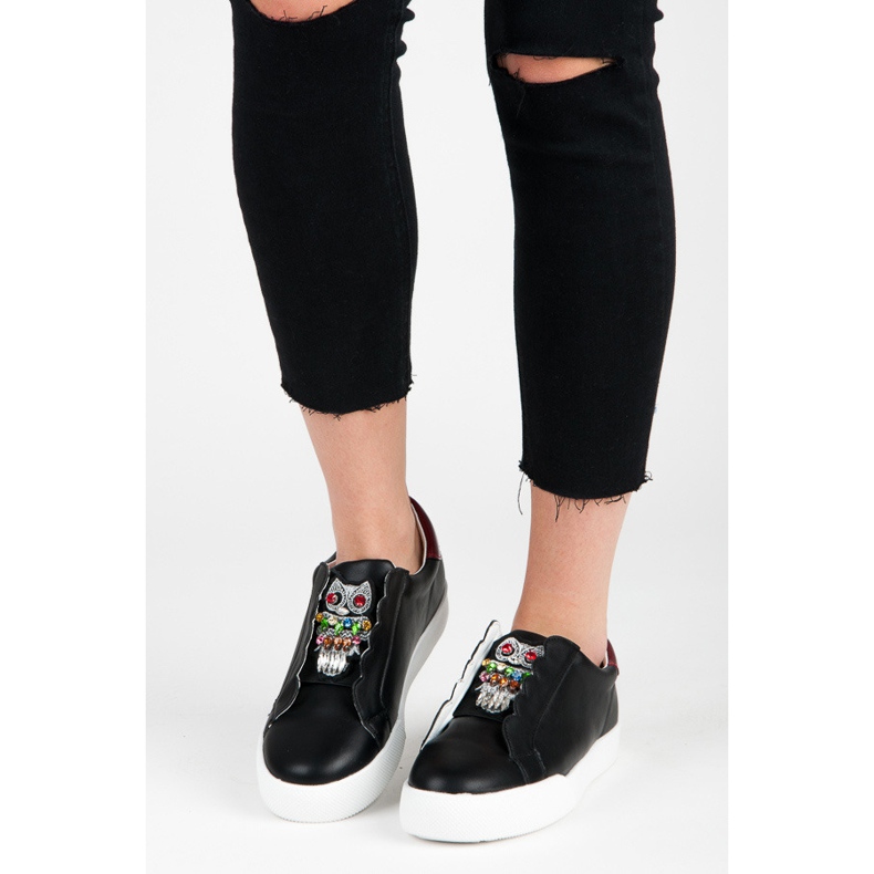 Vices Slip-on tenisice sa sovama crno 1