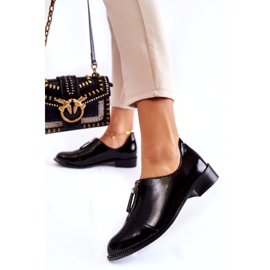 Ženske cipele Laura Messi lakirana 2532 crna 4