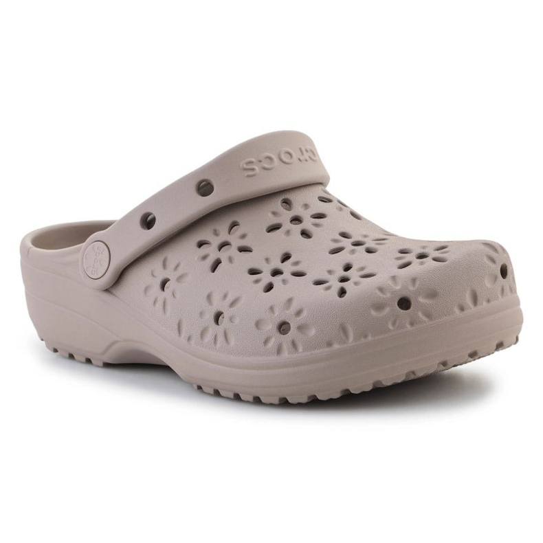 Crocs Classic Cvjetna izrezana klompa 210927-214 bež 1