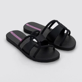 Ženska Ipanema Diversa Slidel 27232 BG830 Crni flip -flops crna 3