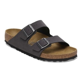 Birkenstock Arizona BS Birko-Flor Nubuk 1029134 Flip-flops siva 1