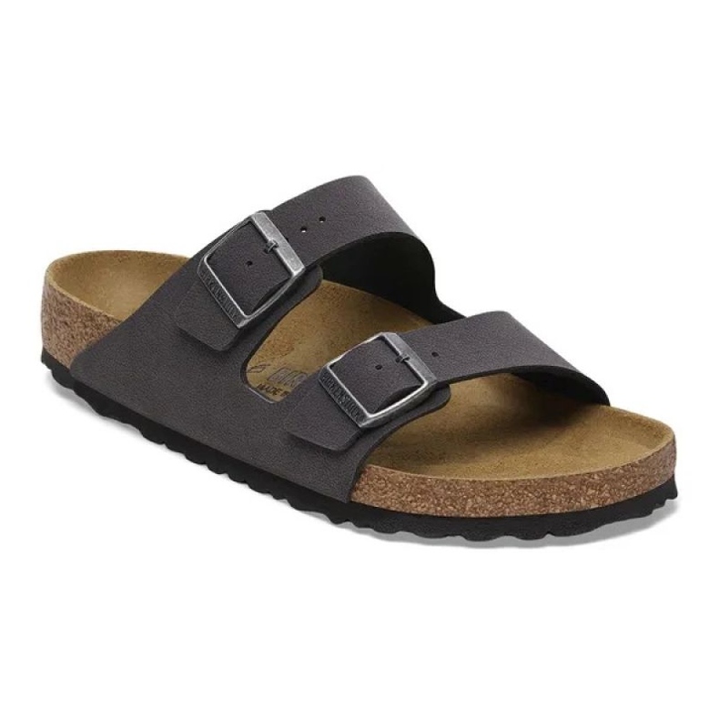Birkenstock Arizona BS Birko-Flor Nubuk 1029134 Flip-flops siva 1