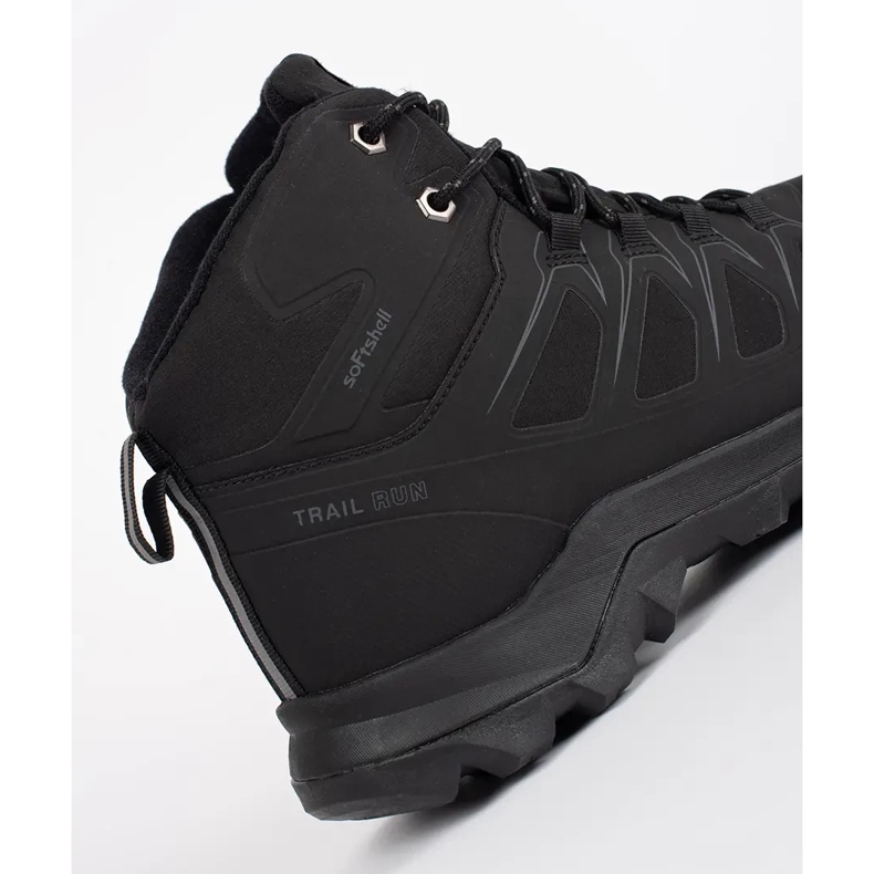 Vico Crne visoke muške cipele za planinarenje crno 2