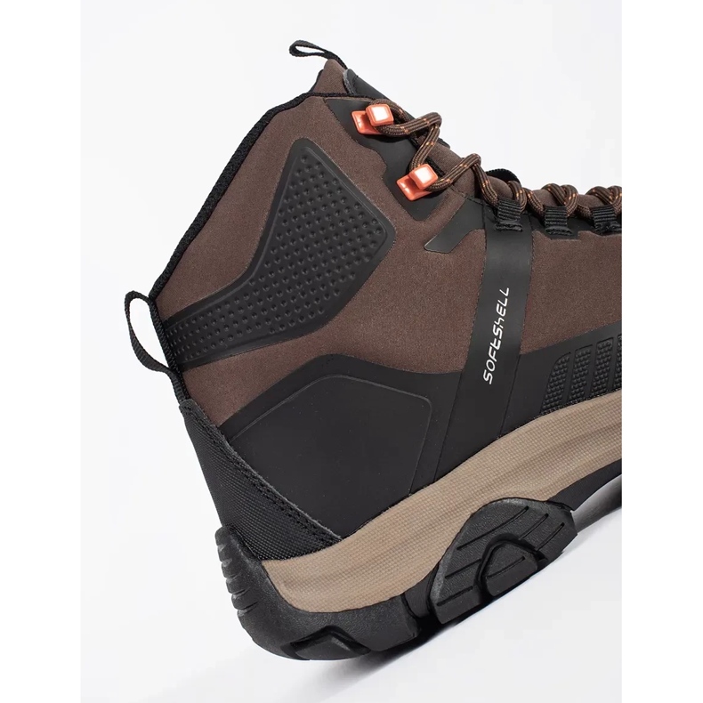 Vico Smeđe zimske cipele vezane softshell smeđa 1