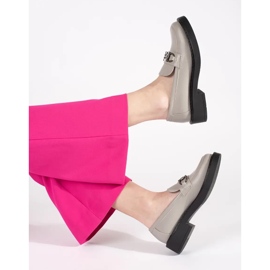 Ženske natičnice na gustom potplatu Sergio Leone siva 2