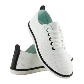 Bijele ženske tenisice L-6 Black bijela 1