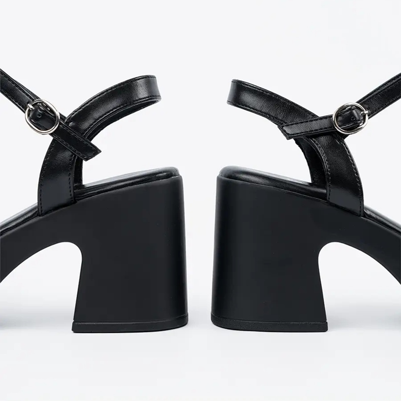 Seastar Crne sandale na postu crna 1