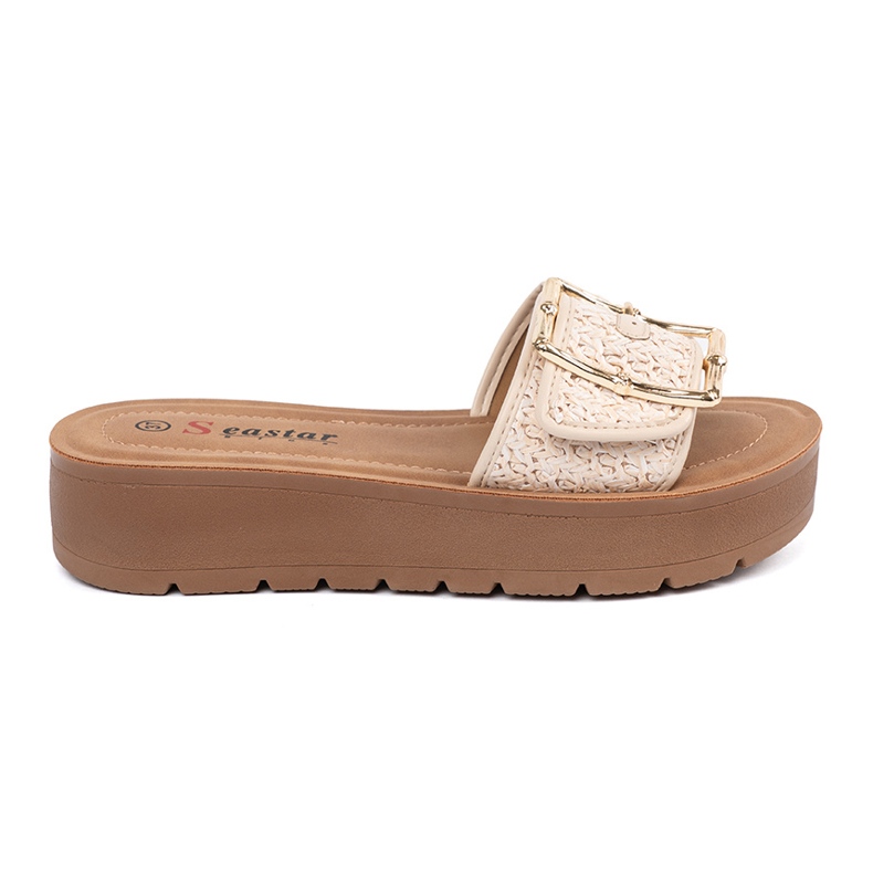 Seastar Papuče ukrašene zlatnom stezaljkom zlatna 2