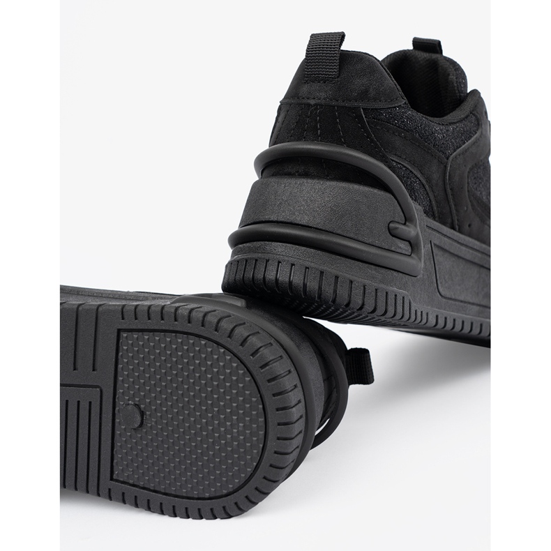 Ženske tenisice s crnom čipkom crna 1